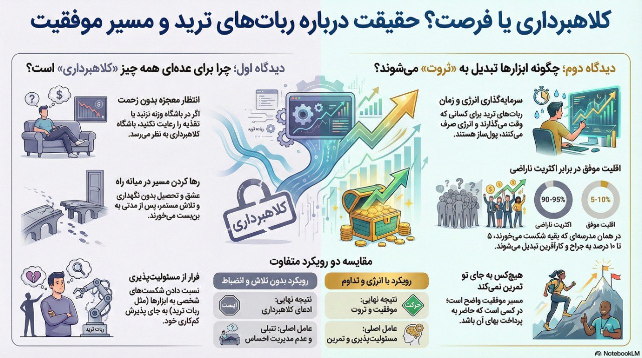 آیا رباتهای معاملهگر کلاهبرداری هستند؟