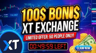 راهنمای کامل دریافت بونوس ۱۰۰ دلاری صرافی XT در سال ۲۰۲۶: فرصت طلایی برای تریدرهای هوشمند